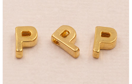 Letra P 7*6*2 Oro