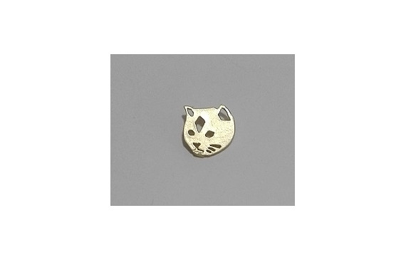 Cara Gato 10mm Oro Mate