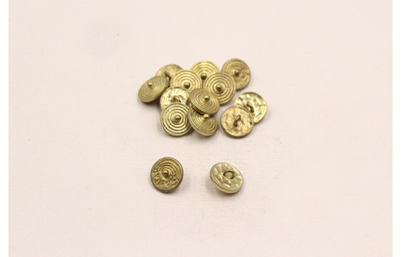 Botón terminal 10mm Latón pulido