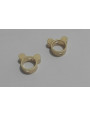 Orejas Mikey 8mm Oro Mate