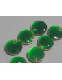 Disco esmaltado 8mm verde 