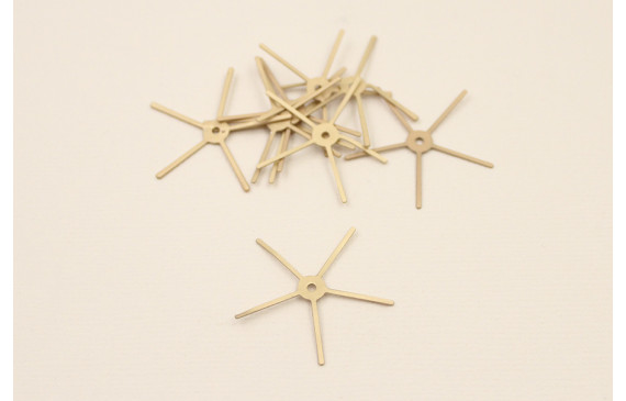 estrella 28mm diametro Oro Mate