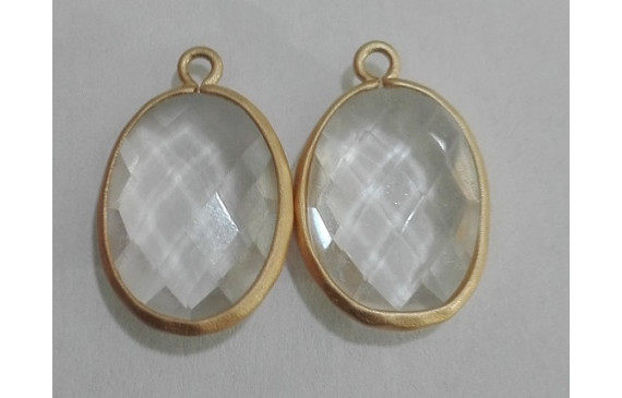 Pieza Ovalo  17*13mm transparente