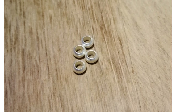 Bola agujero 2mm interior  Plata Mate