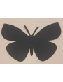 Mariposa lámina Latón 80*55 NEGRA