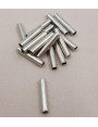 Tubo hueco 10mm *1mm interior Plata Vieja