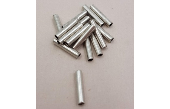 Tubo hueco 10mm *1mm interior Plata Vieja
