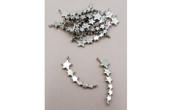 Banda estrelas 21.1*8.5 Plata Vieja