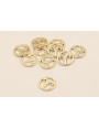 Disco 10mm signo Zodiaco Aries Oro