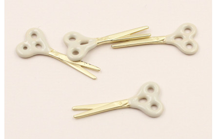 Cuenta Tijeras 25*10 esmaltadas Visón