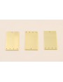 Pieza Rectangulo de 25*15mm Dorado