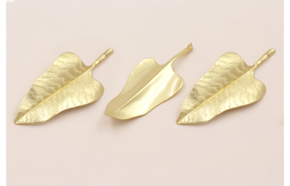 Cuenta Hoja 70*30mm anilla trasera Dorado Mate