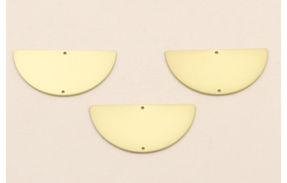 Semicirculo 31*16 Dorado Mate