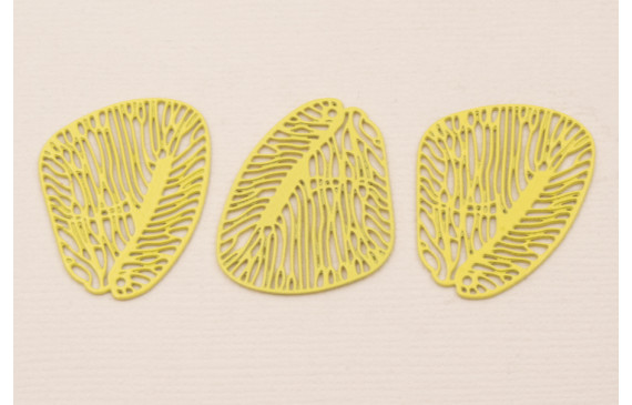 Cuenta Ala Redondeada Mariposa 30*22 Mostaza