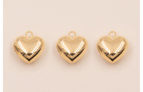 Colgante Corazón 20*18mm Oro