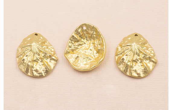 Concha Marina 25*20mm Oro Mate