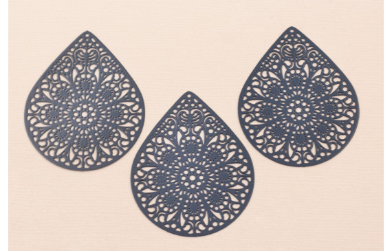 Lágrima rejilla 50*40mm Azul Oscuro