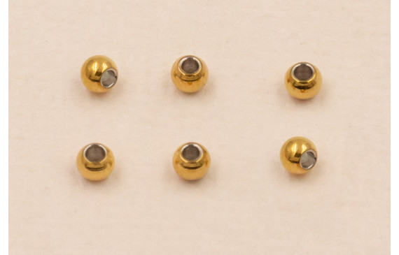 Bola Stainless Steel 2*1mm interior Oro