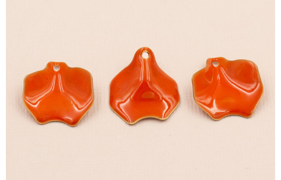 Pétalo Irregular Esnaltado Naranja 22*20 mm