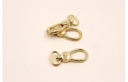 Mosquetón llavero ORO 42*17mm