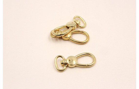 Mosquetón llavero ORO 42*17mm