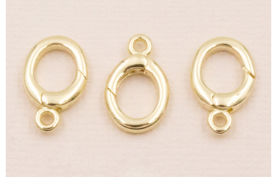 Cierre Anilla 12*9mm Oro