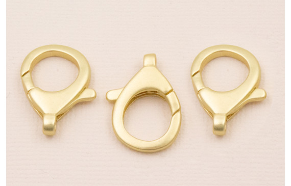 Mosquetón 22*17mm Dorado Mate