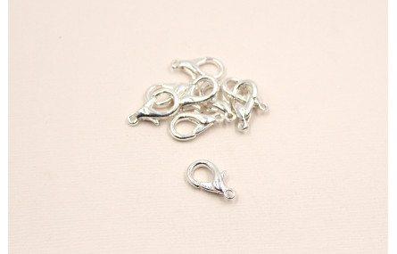 Mosquetón 16mm mediano Plata