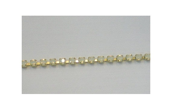 Cadena Strass ss 6,5 White Opal