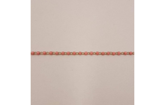 Cadena engarzada Miyuki Delika Coral DB795