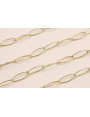 Stainless Steel: Cadena Acero eslabón 18*7mm Oro