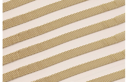 Cadena Tira de 9mm Dorado Mate