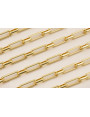 Cadena eslabon de 10 y 28*12*3mm Oro