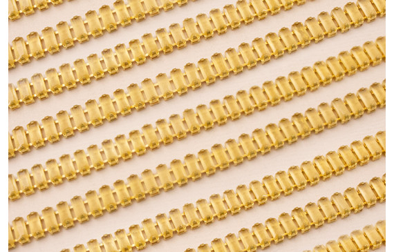 Cadena strass Cristales Beige de 2,5*5mm