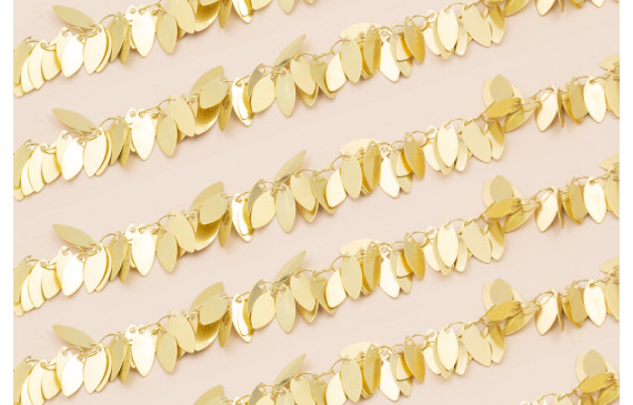 Cadena Ramillates de Ovalos 12*5 mm Oro Mate