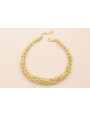 Collar completo Piezas Tubulares 40cms Oro Mate