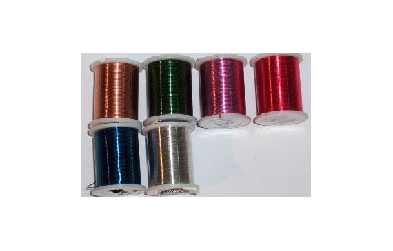 ALAMBRE COBRE PLATA 0,45MM (HILO METALICO)