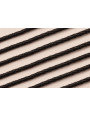 Cuero trenzado de 3mm Negro