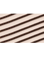 Cuero trenzado de 3mm Marrón