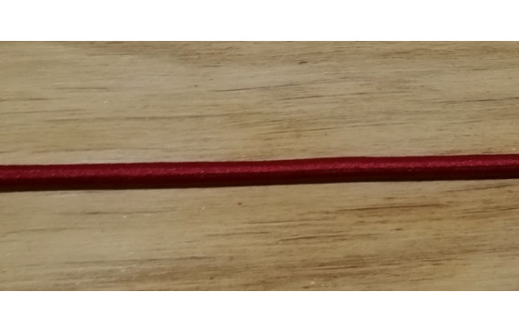 Cordón Goma Alta Calidad 3mm Granate