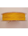 Cordón de Goma 1mm Amarillo