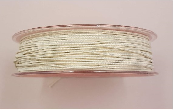Cordón de Goma 1mm Beige