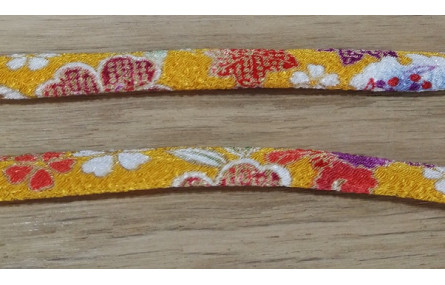 Lazo tubo Kimono amarillo