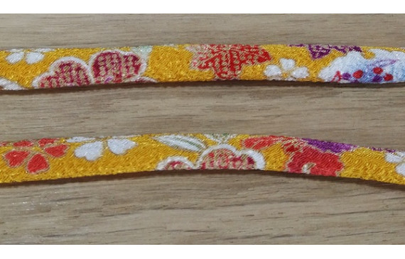 Lazo tubo Kimono amarillo