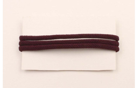 Cordón retorcido 4mm Color Bourdeos