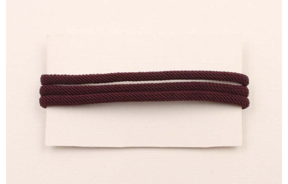 Cordón retorcido 4mm Color Bourdeos