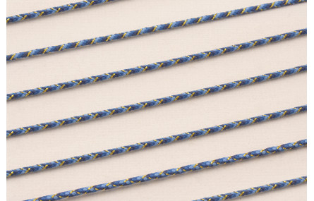 Driza 2mm Hilo Metálico Colores Azules