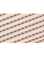 Driza 2mm Hilo Metálico  Rosa, Marrón y Blanco