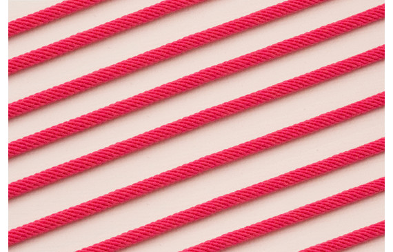 Cordón retorcido trenzado 3mm color Fuxia