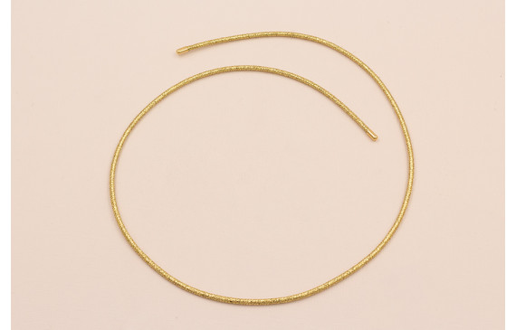 Cordón de 2mm Magnético Dorado 51 cms